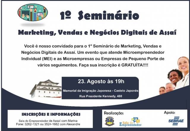 =1º Seminário de Marketing, Vendas e Negócios Digitais