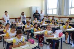 Alunos participam da Prova Paraná