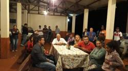 REUNIÃO COM MORADORES DA SECÇÃO CAFÉ FORTE.