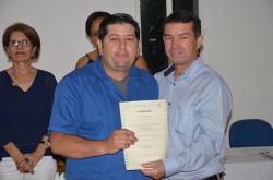 Entrega de certificados do curso de manutenção de motocicletas 