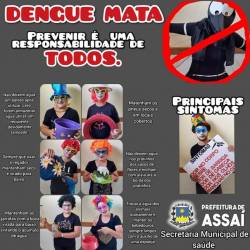 Ação Educativa leva teatro sobre a Dengue nas escolas.