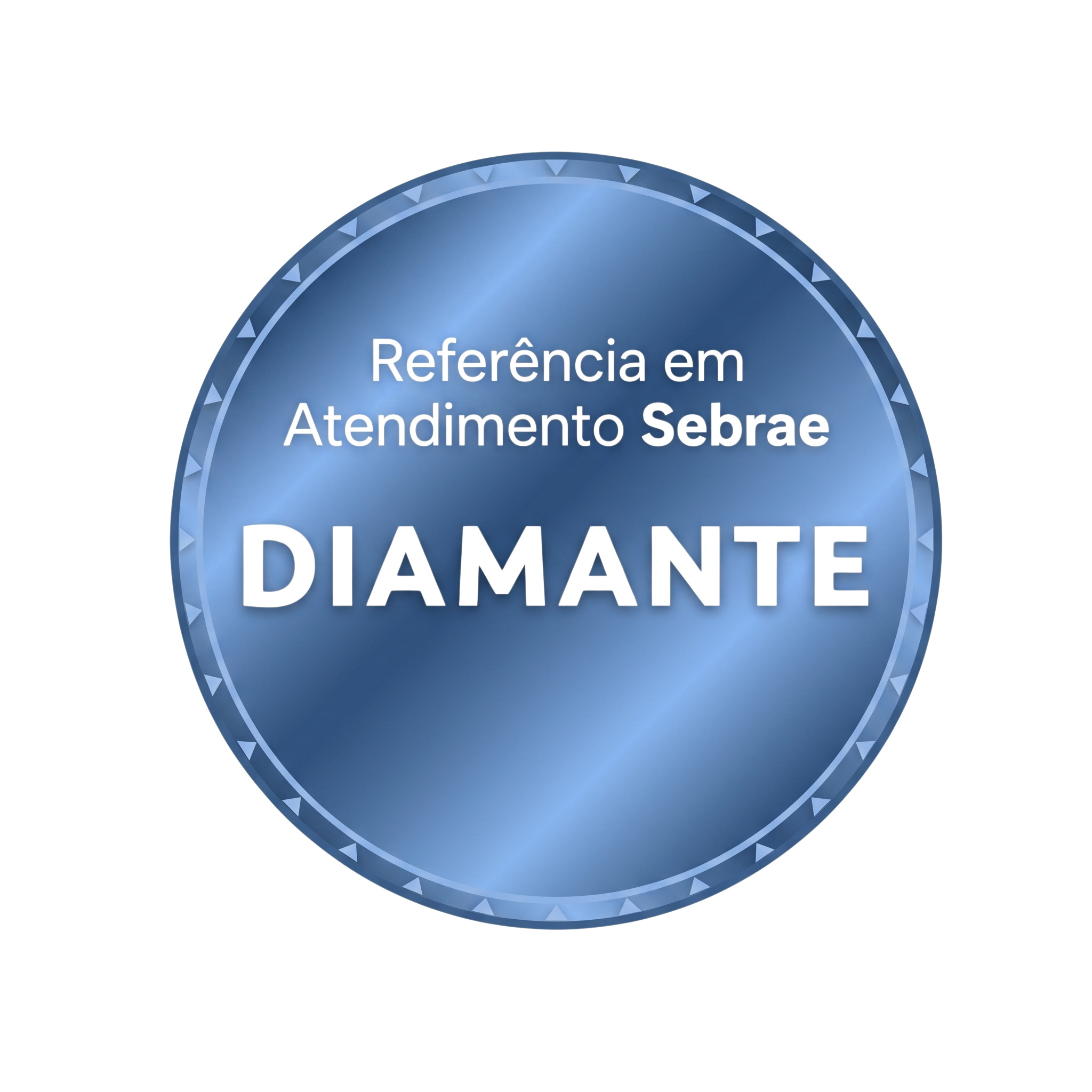 Selo Diamante de Referência em Atendimento