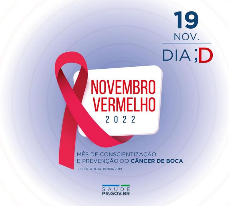 19/11 - DIA D PREVENÇÃO AO CÂNCER DE BOCA