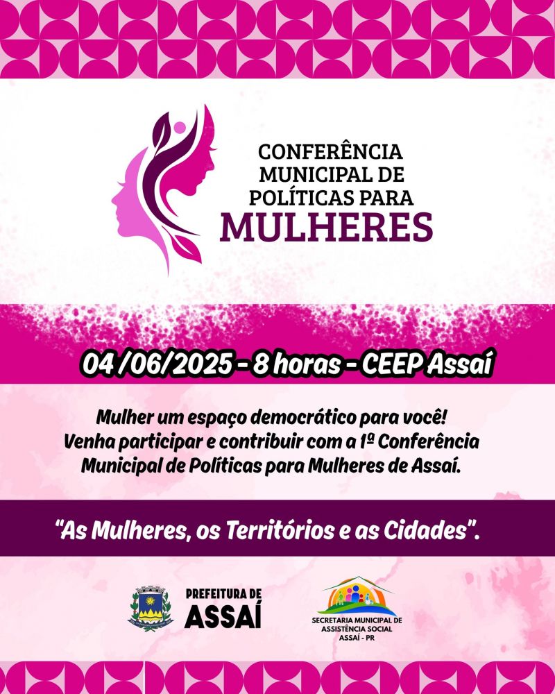 1ª Conferência Municipal de Políticas para Mulheres