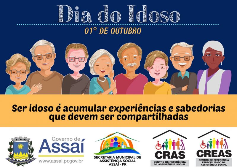 1º de Outubro: DIA MUNDIAL DO IDOSO