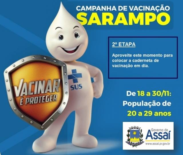 2ª Fase da Campanha de Vacinação contra o Sarampo