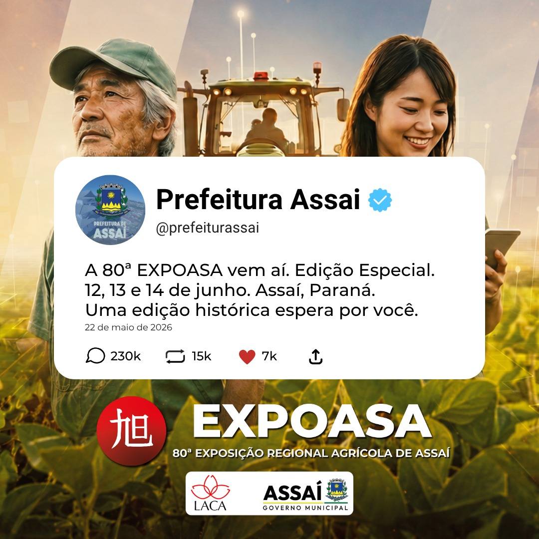 Vem aí a 80ª EXPOASA
