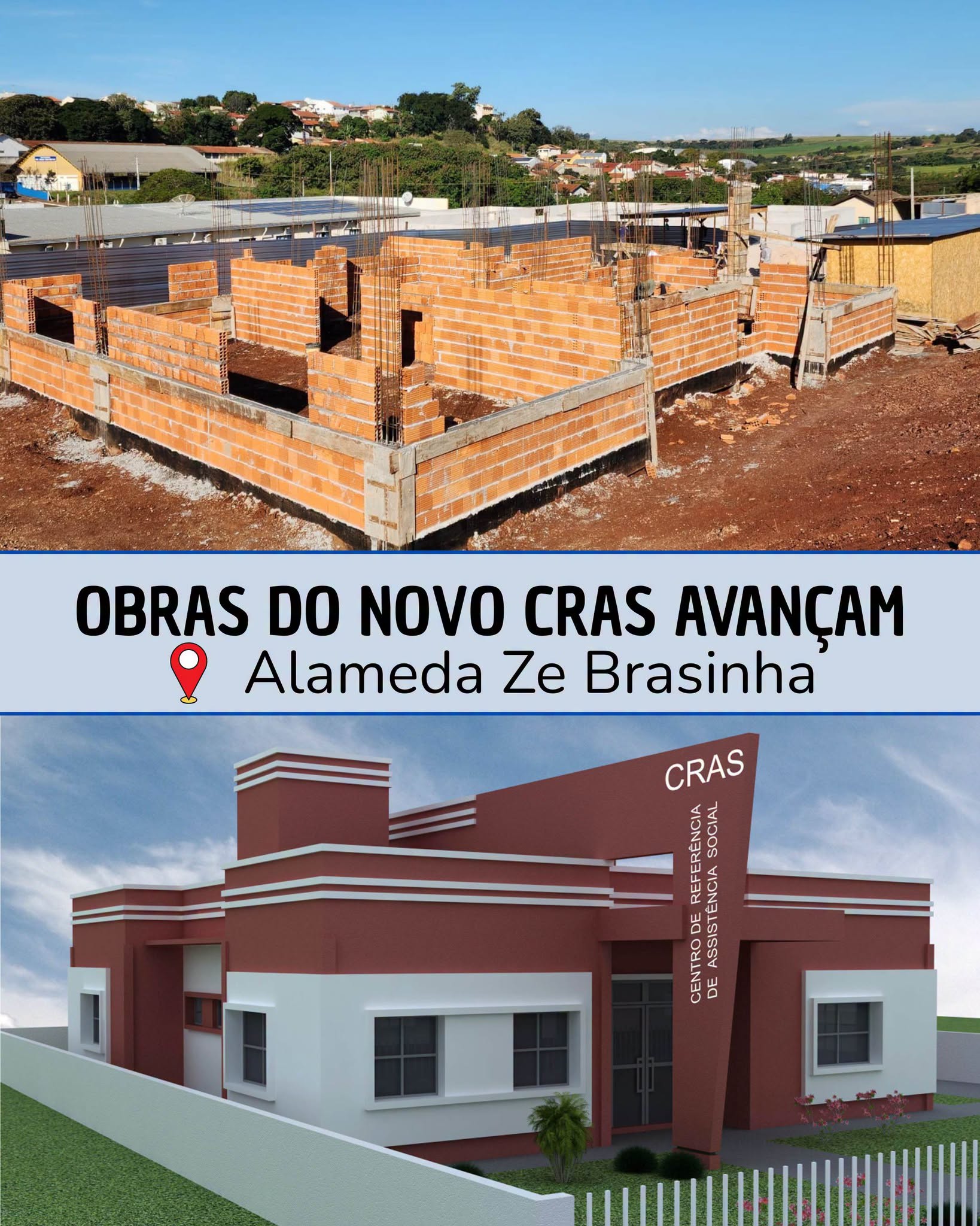 OBRAS DO NOVO CRAS AVANÇAM