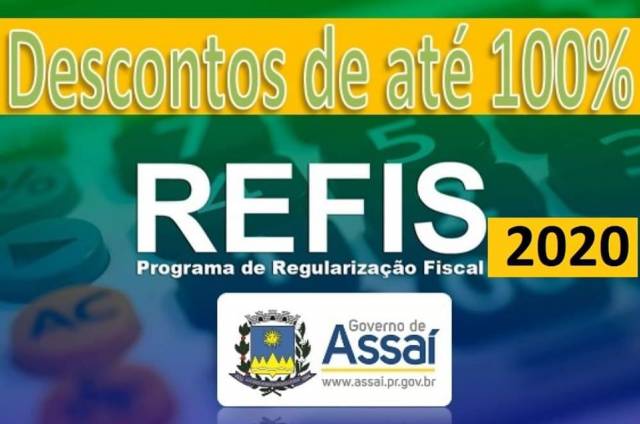 Aproveitem a oportunidade - Refis 2020
