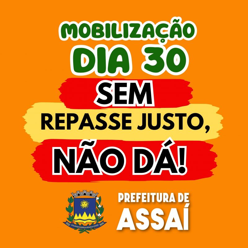 ASSAÍ ADERE A CAMPANHA SEM REPASSE JUSTO, NÃO DÁ!