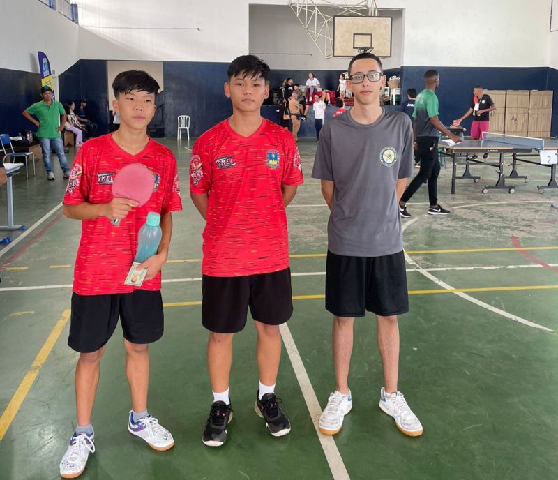 ASSAÍ CONQUISTA 3 OUROS E 1 PRATA NO TÊNIS DE MESA NOS JOGOS ESCOLARES