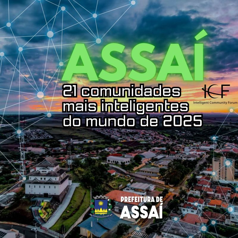ASSAÍ É RECONHECIDA PELO 3º ANO CONSECUTIVO COMO UMA DAS 21 COMUNIDADES MAIS INTELIGENTES DO MUNDO!