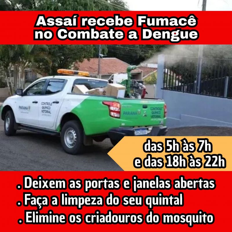 ASSAÍ INTENSIFICA O COMBATE À DENGUE