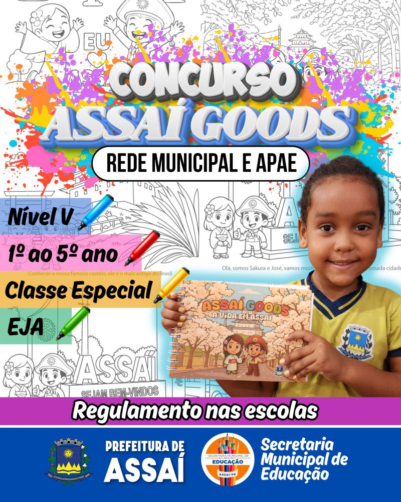 ASSAÍ LANÇA O CONCURSO “COLORINDO O ASSAÍ GOODS”