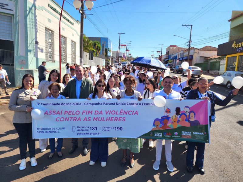 ASSAÍ PELA VIDA DAS MULHERES NA 3ª CAMINHADA CONTRA O FEMINICÍDIO