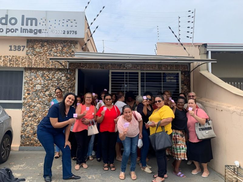 CAMPANHA OUTUBRO ROSA, MULHERES ASSAIENSES REALIZAM MAMOGRAFIA