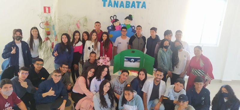 CASTELO JAPONÊS RECEBE ALUNOS DE JATAIZINHO NA SEMANA DE COMEMORAÇÃO DO TANABATA.