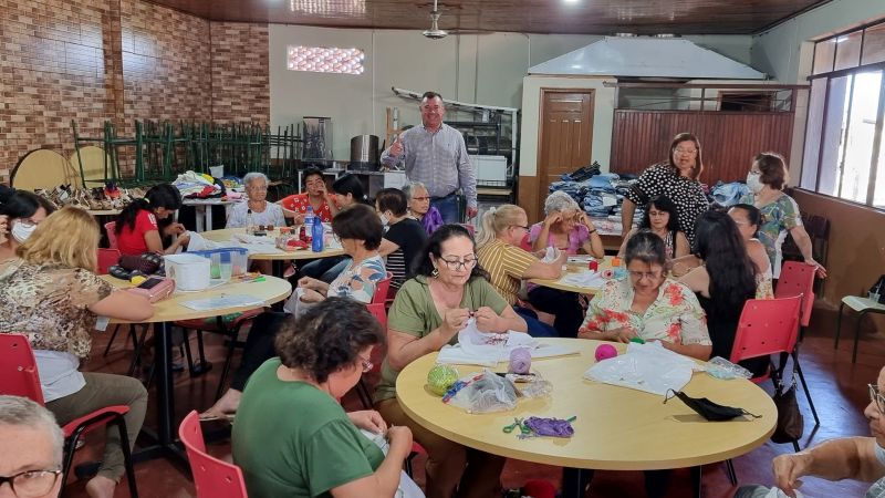 COMEMORAÇÃO DO DIA DOS AVÓS NO PROJETO CASA ABERTA.