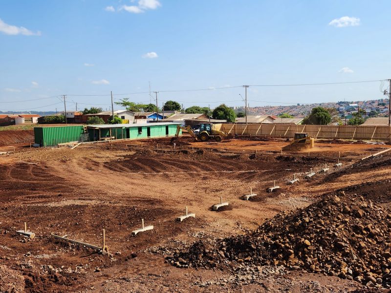 CONSTRUÇÃO DA NOVA SUPER CRECHE NO CONJUNTO COTIA