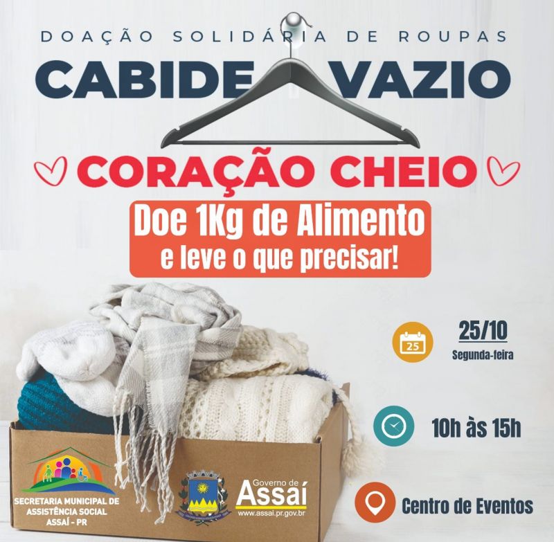 DOAÇÃO SOLIDÁRIA DE ROUPAS