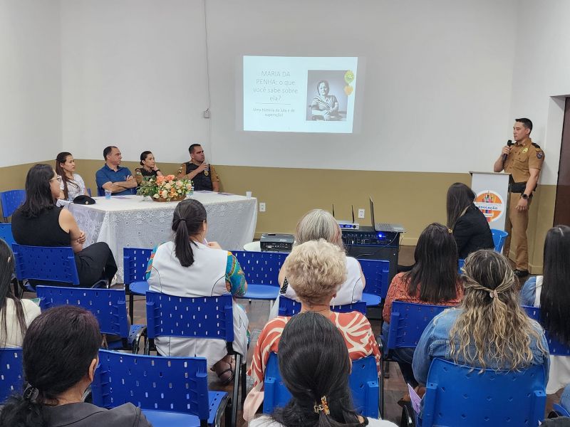 ENCERRAMENTO DA CAMPANHA AGOSTO LILÁS COM APRESENTAÇÃO DO BOTÃO DO PÂNICO.