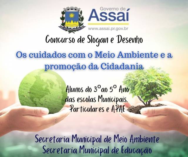 ESTUDANTES PARTICIPAM DO CONCURSO DE SLOGAN E DESENHO.