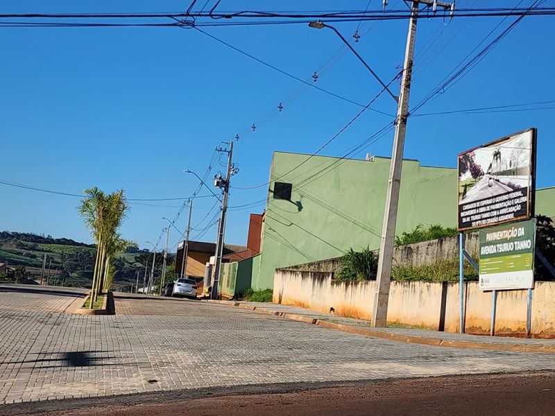 FINALIZADO O PRIMEIRO TRECHO DA AV. TSURUO TANNO