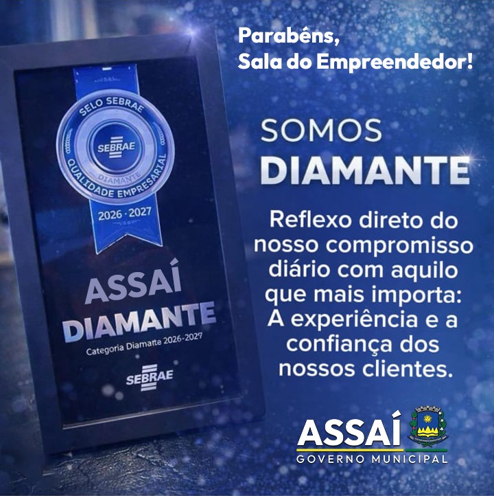 Somos DIAMANTE em Atendimento das Salas do Empreendedor