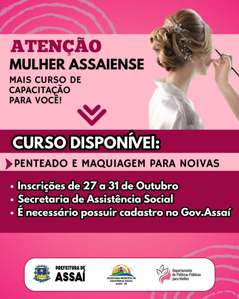 MAIS OPORTUNIDADES PARA MULHERES DE ASSAÍ!