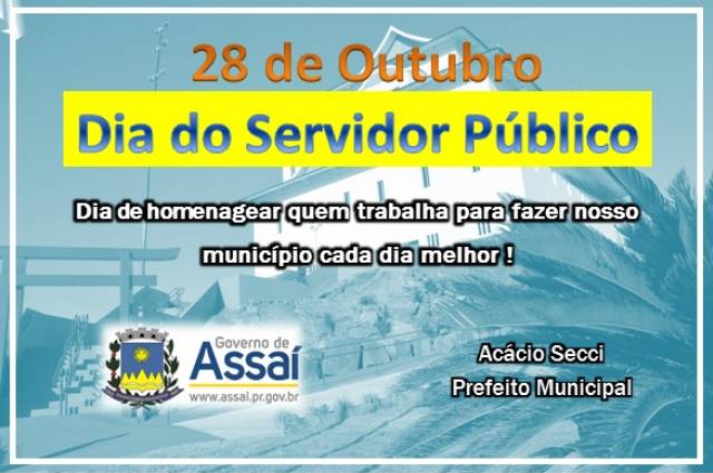 Mensagem aos Servidores Públicos
