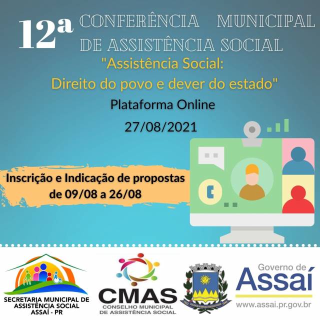 PRÉ CONFERÊNCIA MUNICIPAL DE ASSISTÊNCIA SOCIAL