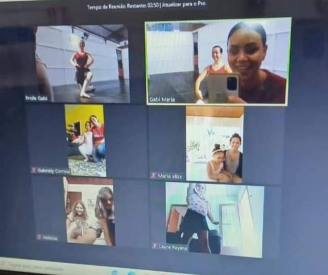 RETOMADO PROJETO DE BALÉ DE FORMA ONLINE