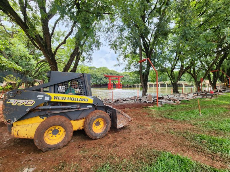REVITALIZAÇÃO DO PARQUE IKEDA AVANÇA A CADA DIA