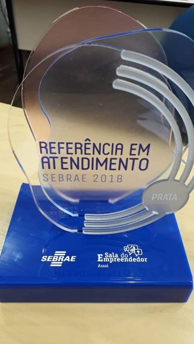 Sala do Empreendedor recebe Trofeu  Selo Prata de Atendimento