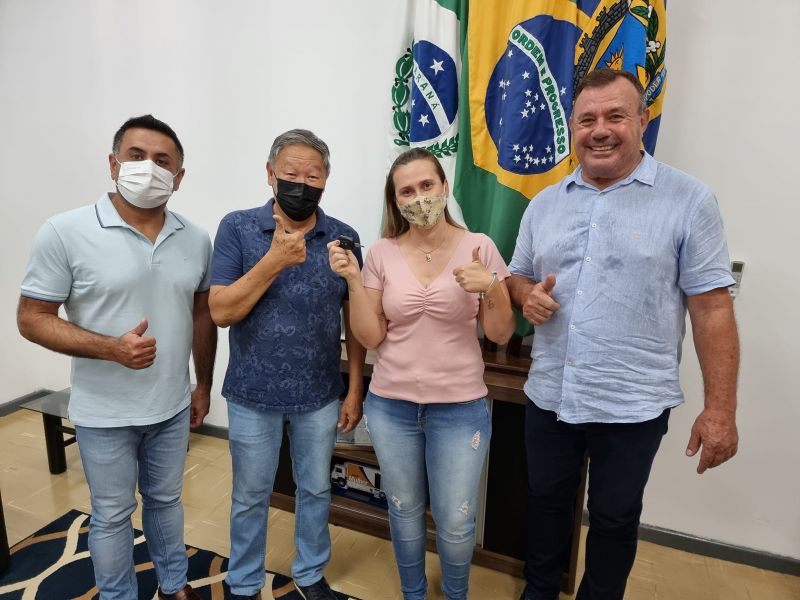 SECRETARIA DE CULTURA E TURISMO RECEBE UM VEÍCULO NOVO.