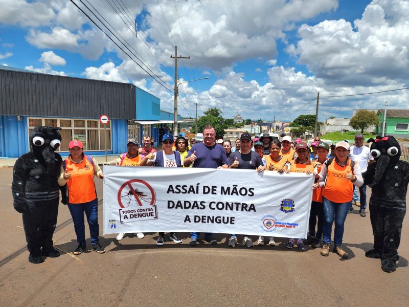 TODOS JUNTOS NO COMBATE A DENGUE.