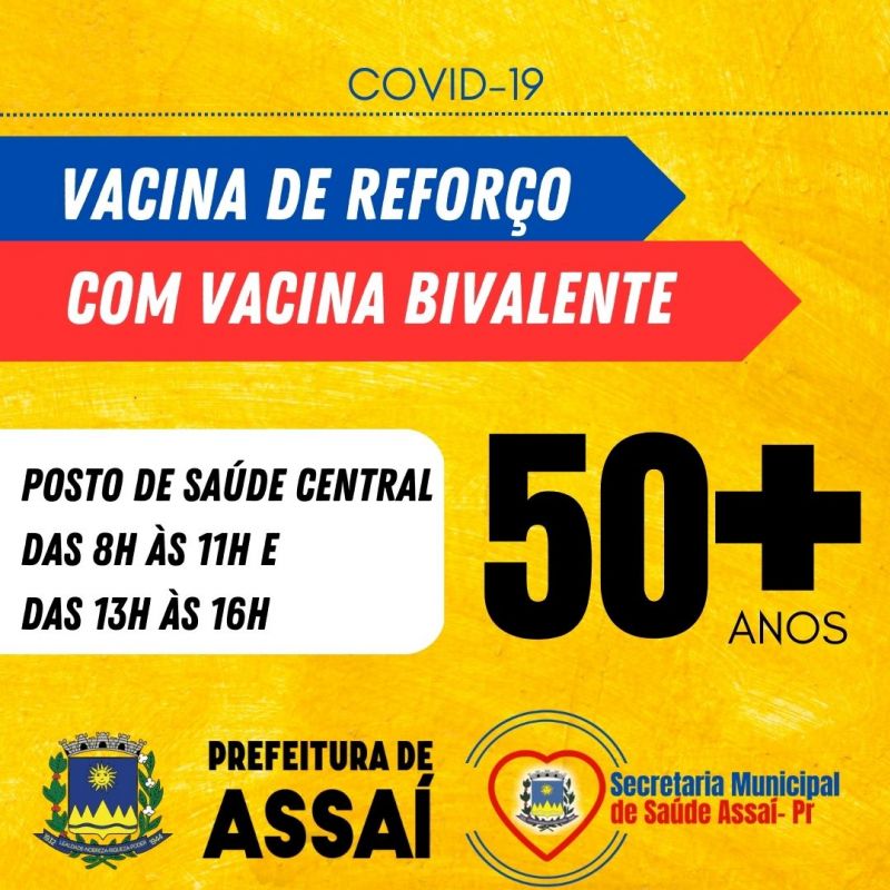 VACINA BIVALENTE CONTRA COVID-19 PARA PESSOAS ACIMA DE 50 ANOS