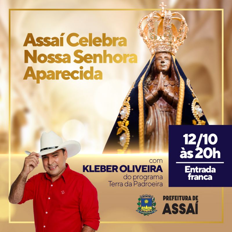 VENHA LOUVAR A PADROEIRA DO BRASIL!