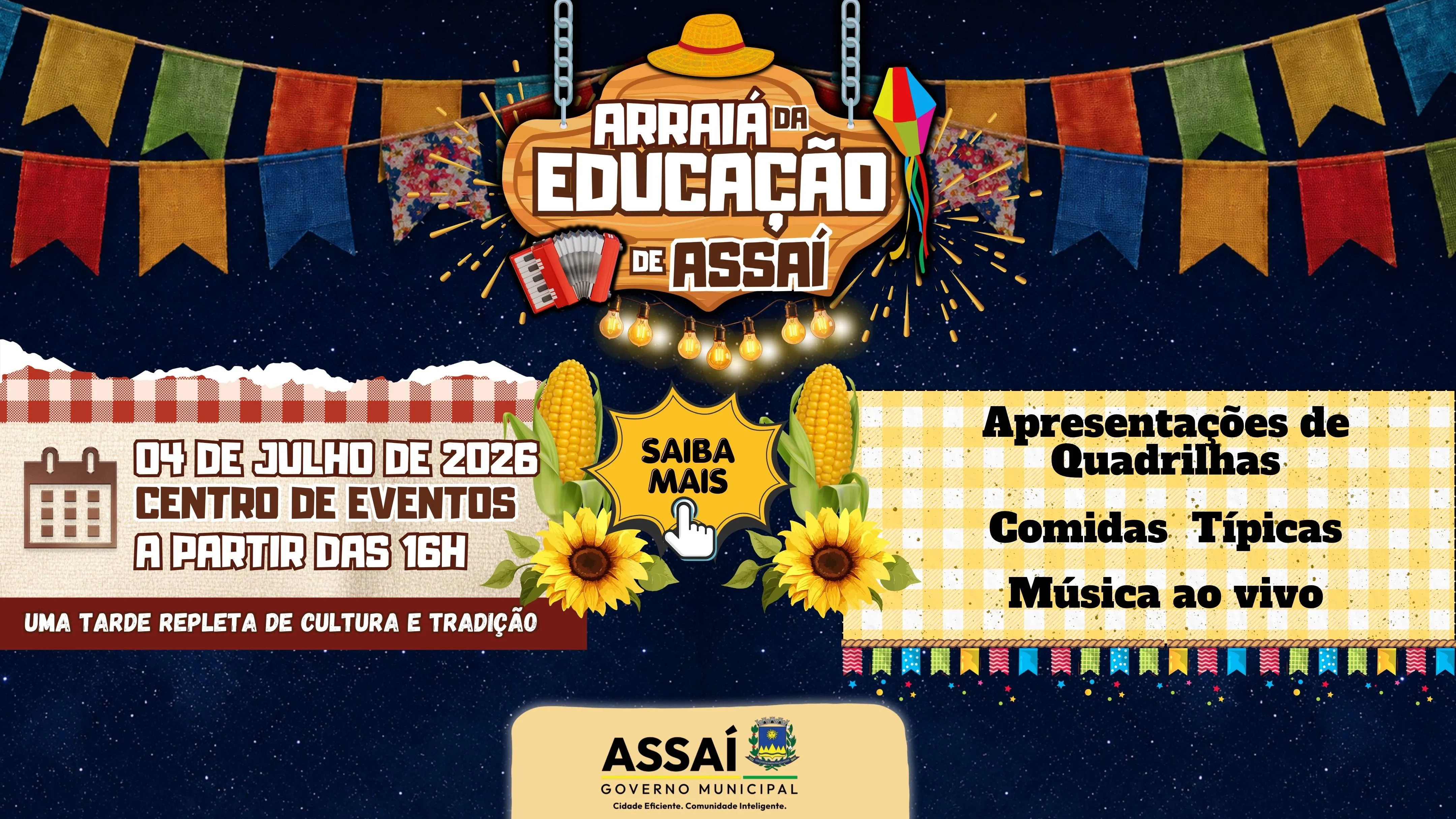 ARRAIÁ DA EDUCAÇÃO 2026